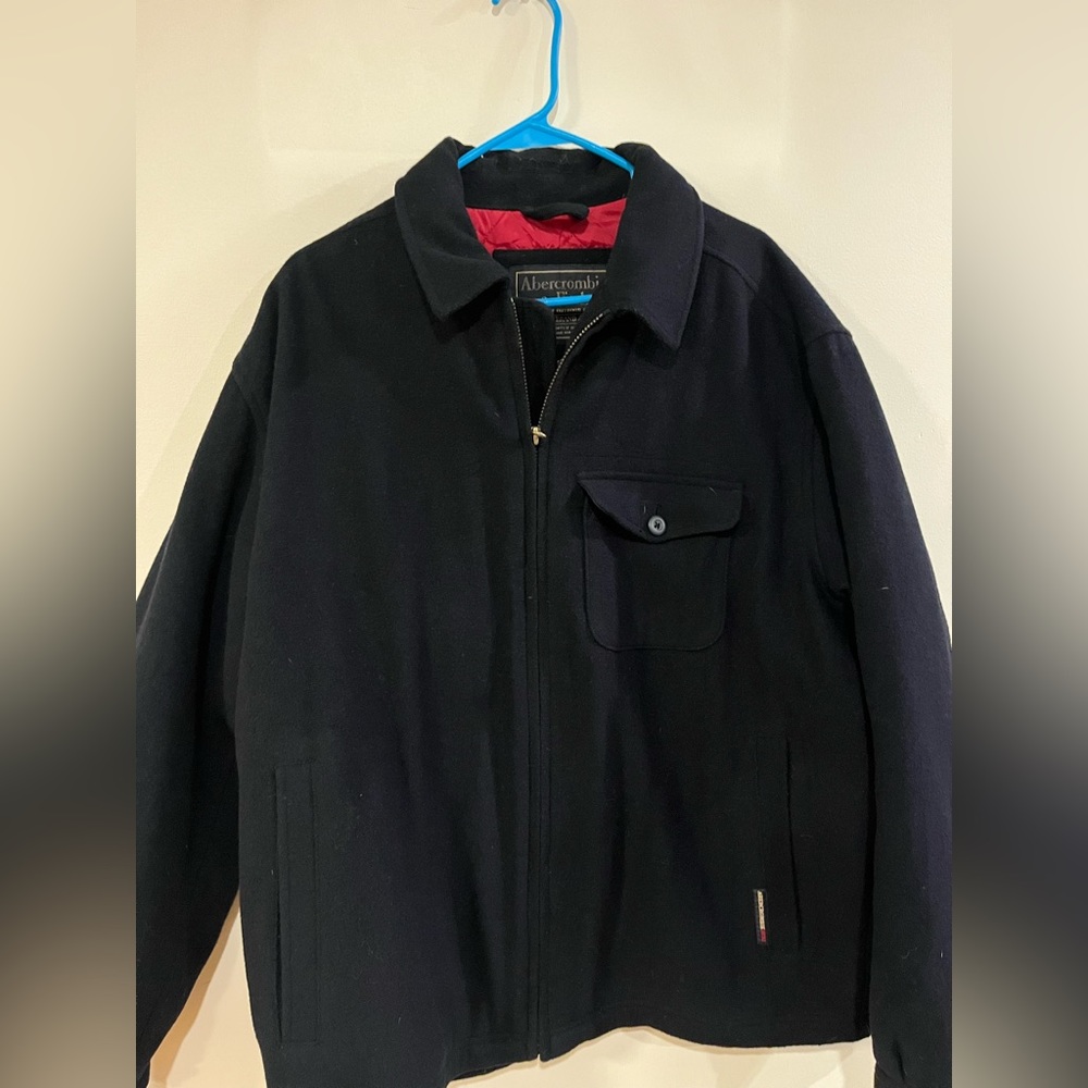 Black Wool Abercrombie Coat